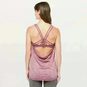 Lululemon Moment To Movement 2-In-1 Tank
Heathered Misty Merlot / Misty Merlot